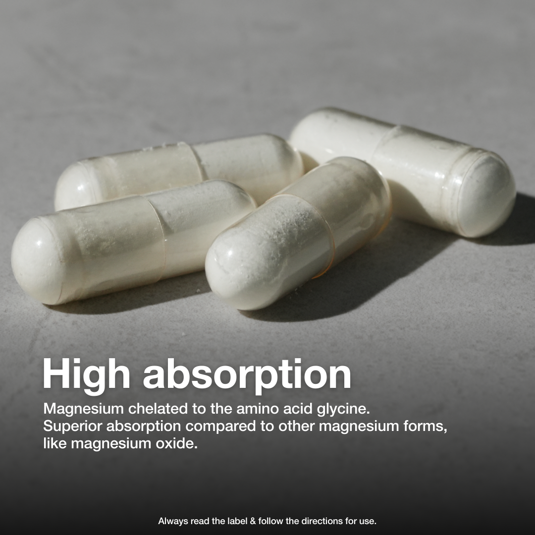 Magnesium Glycinate (Pure & Unbuffered) - 110 Capsules