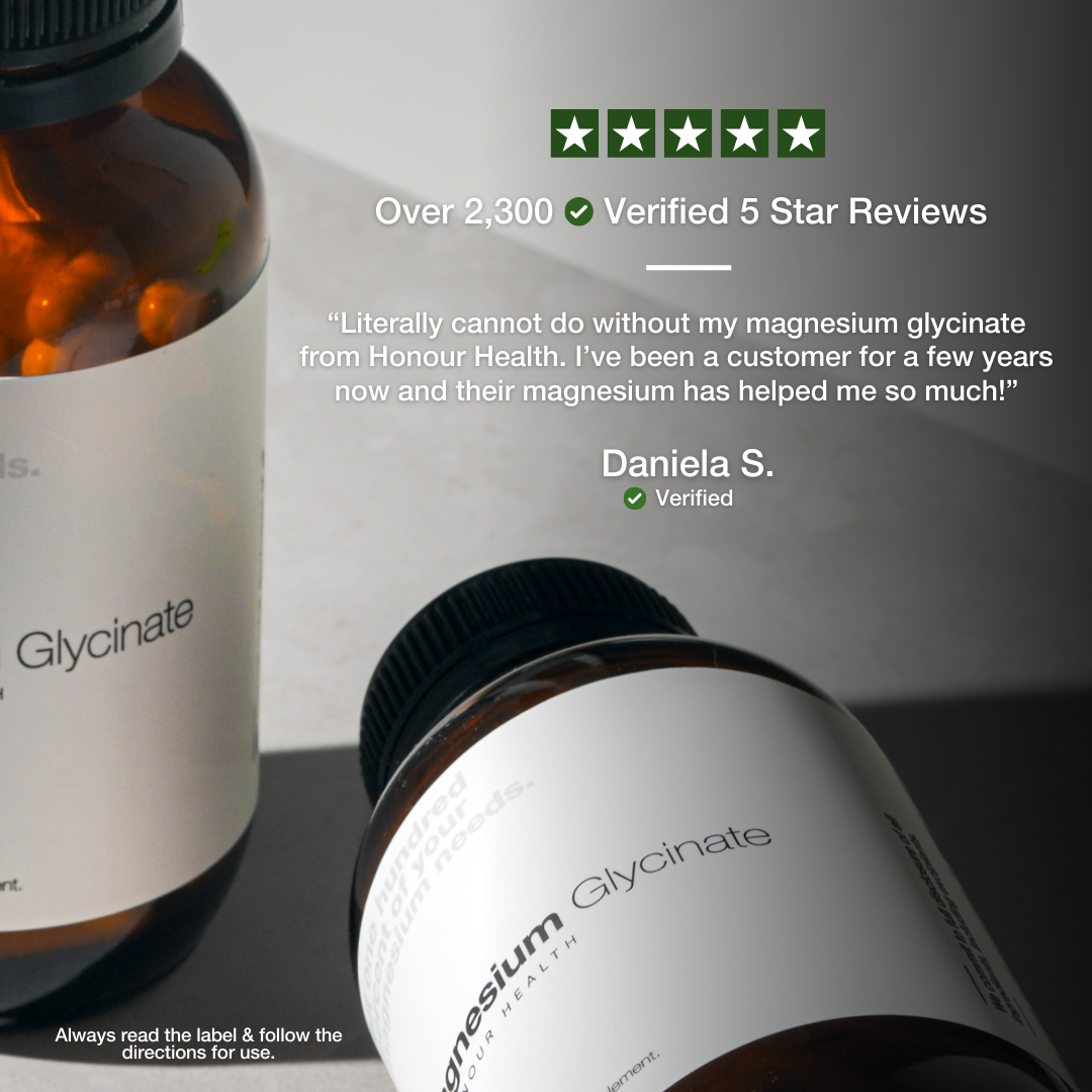 Magnesium Glycinate (Pure & Unbuffered) - 110 Capsules