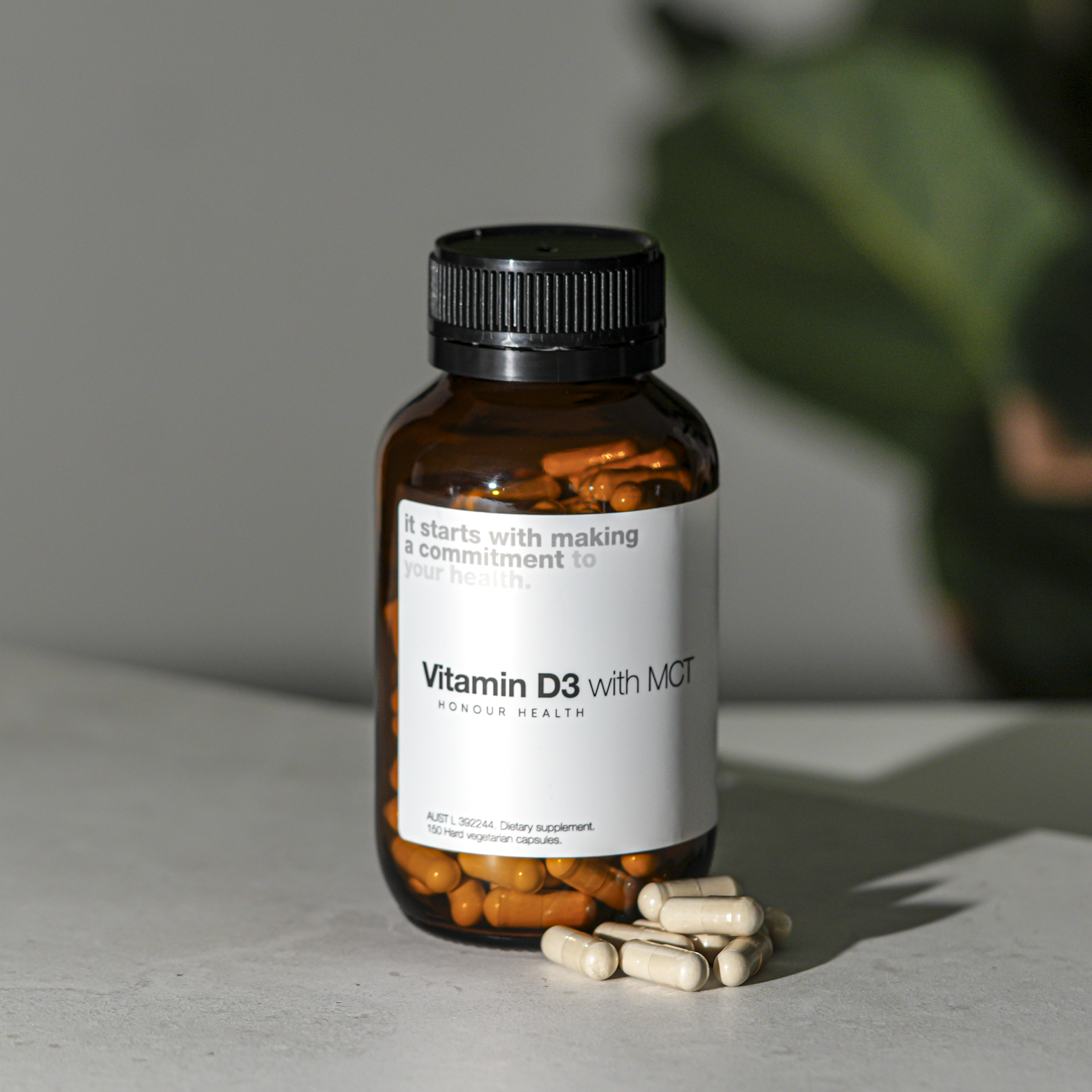 Vitamin D3 with MCT (Vegan Friendly) - 150 Capsules