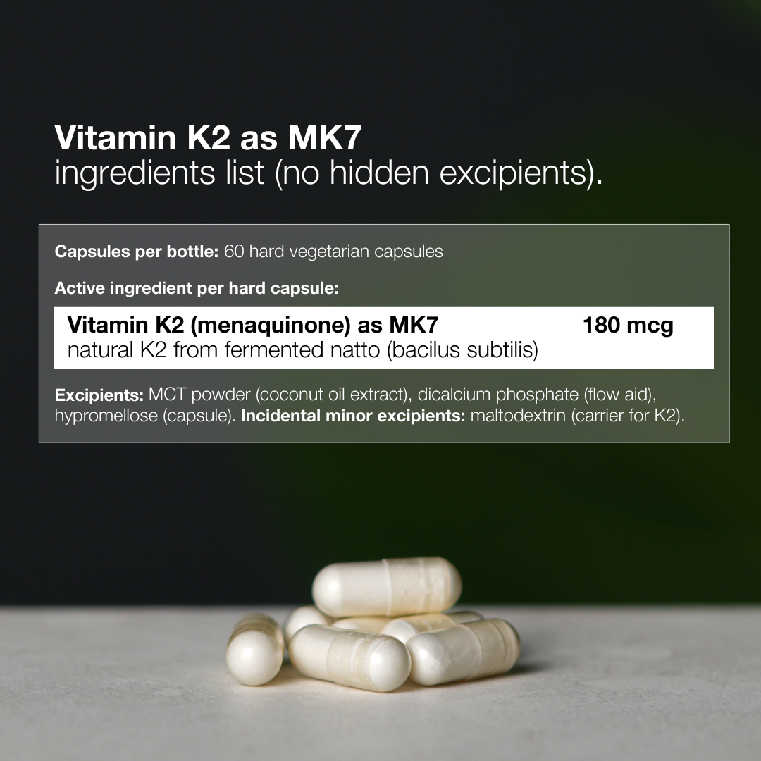 Vitamin K2 as MK7 - 60 Capsules