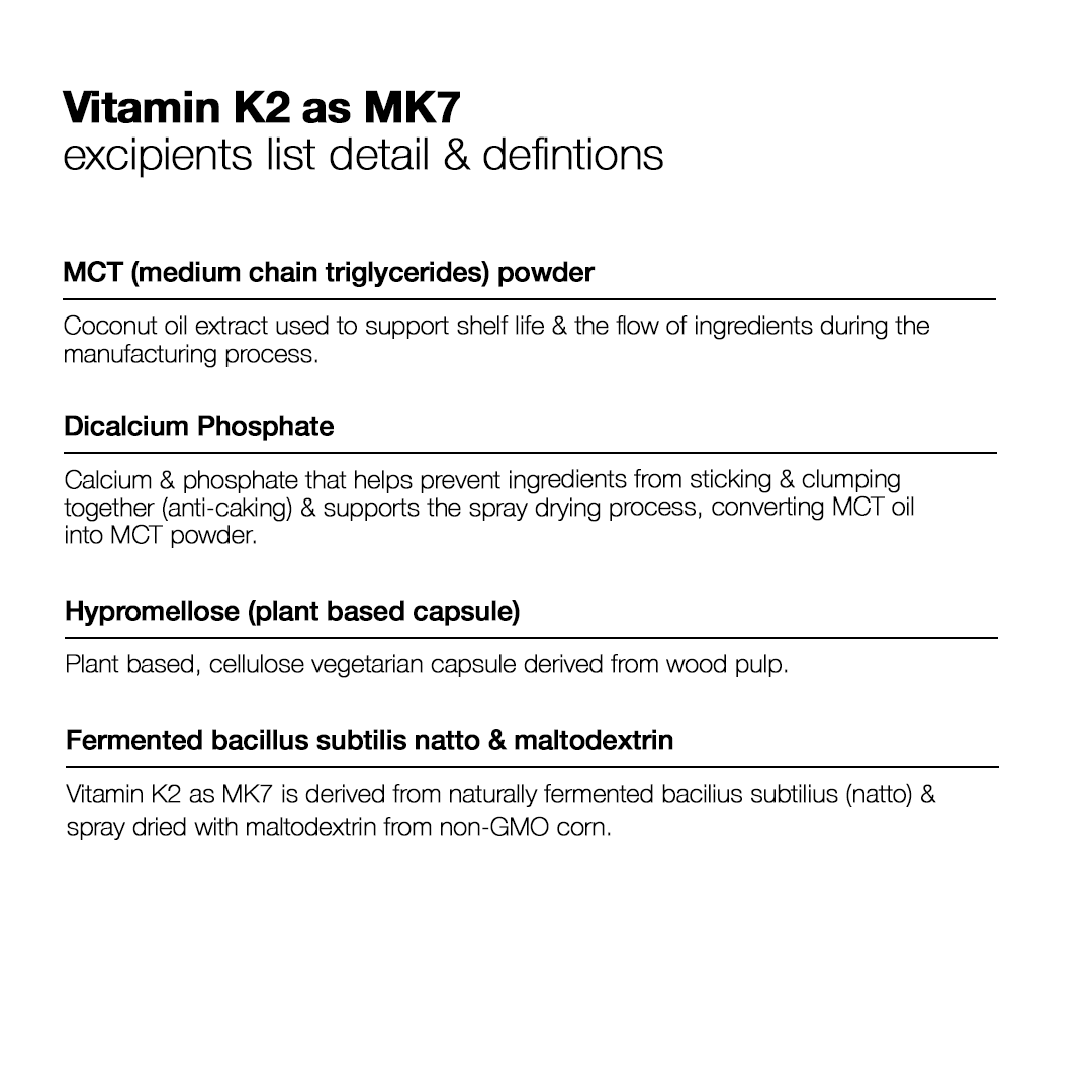 Vitamin K2 as MK7 - 60 Capsules