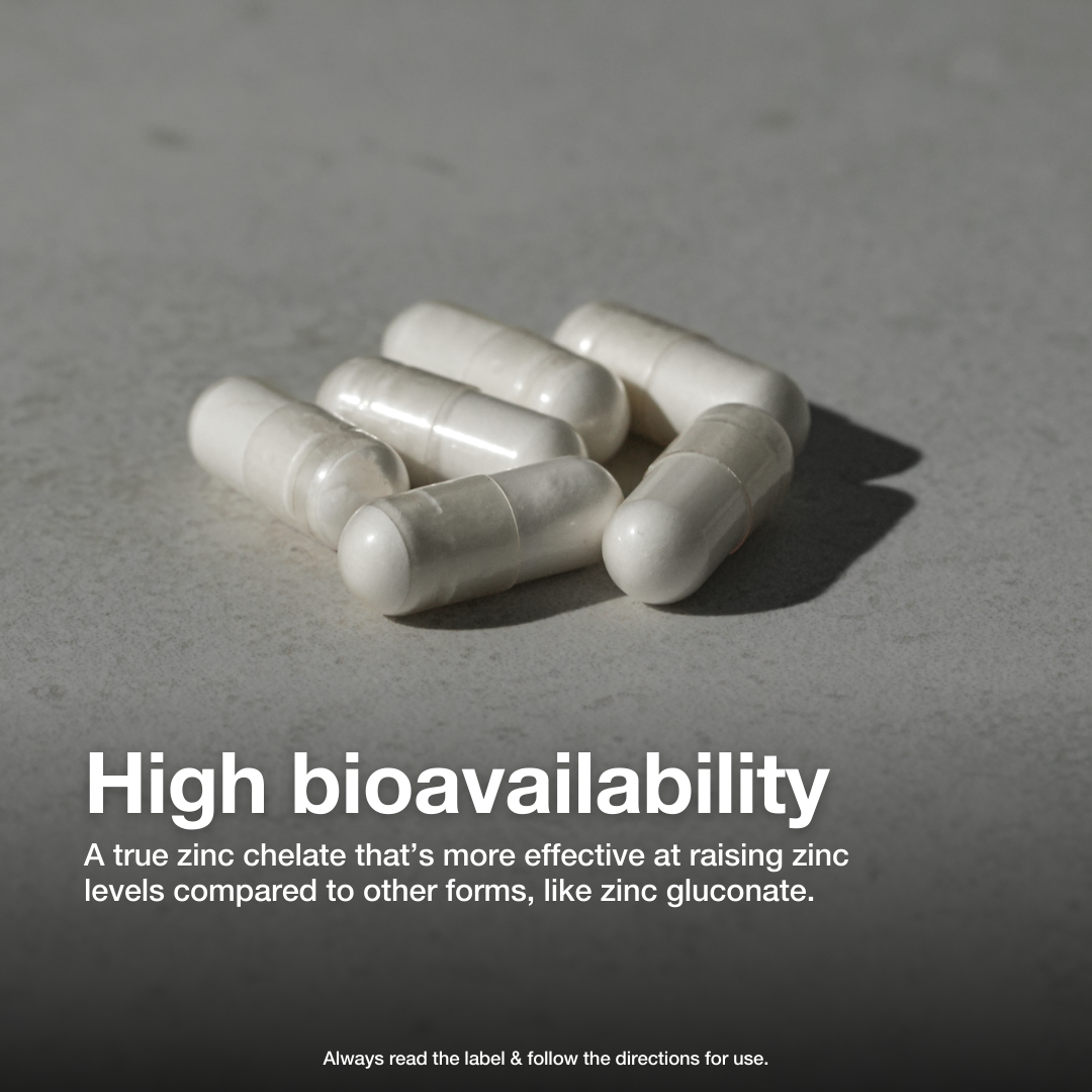 Zinc Glycinate - 60 Capsules