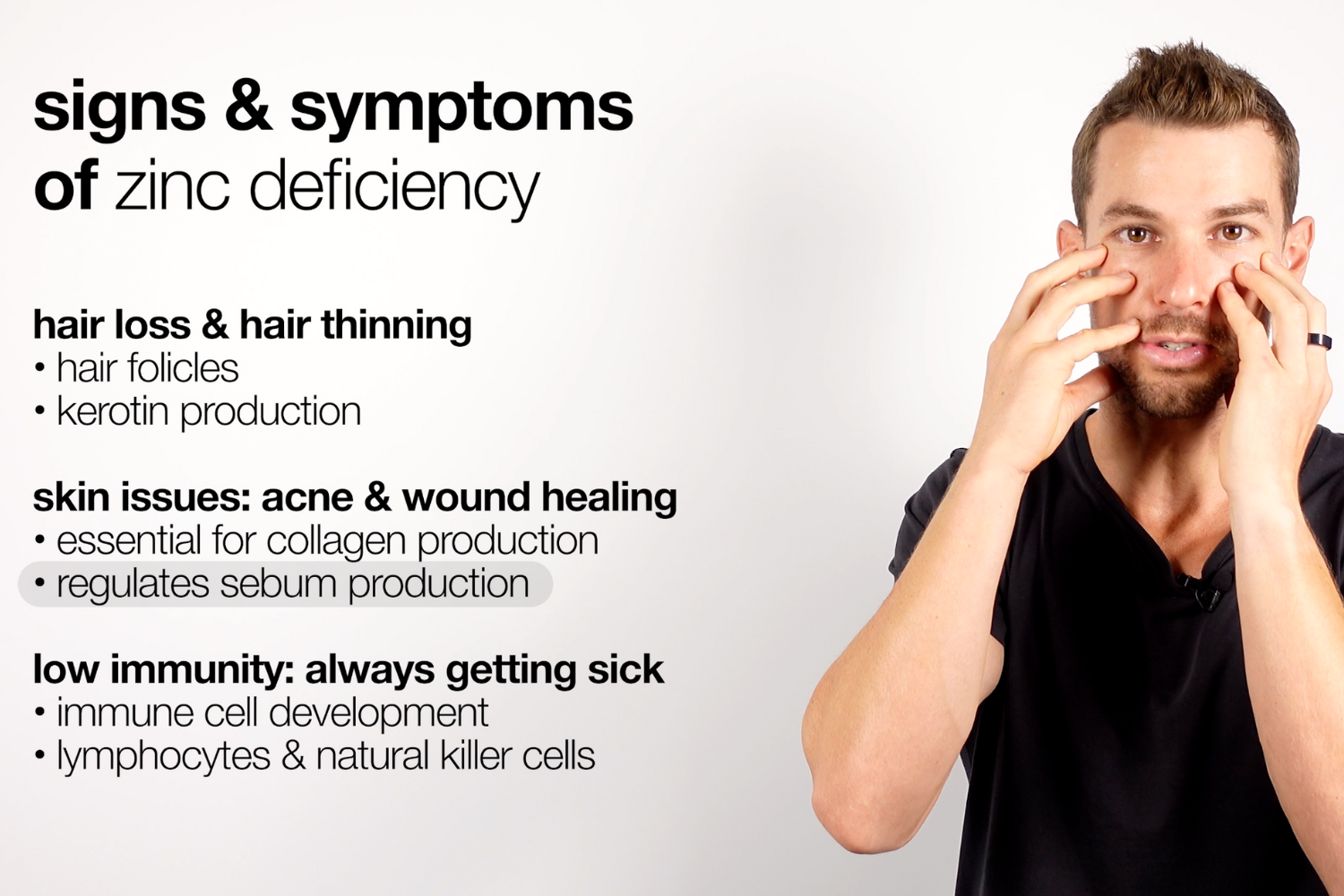 Zinc Deficiency - Signs, Symptoms, Foods & Supplements