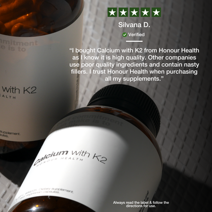Calcium with K2 - 120 Capsules