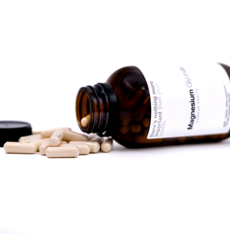 Magnesium Glycinate Pure & Unbuffered 110 Capsules Honour Health