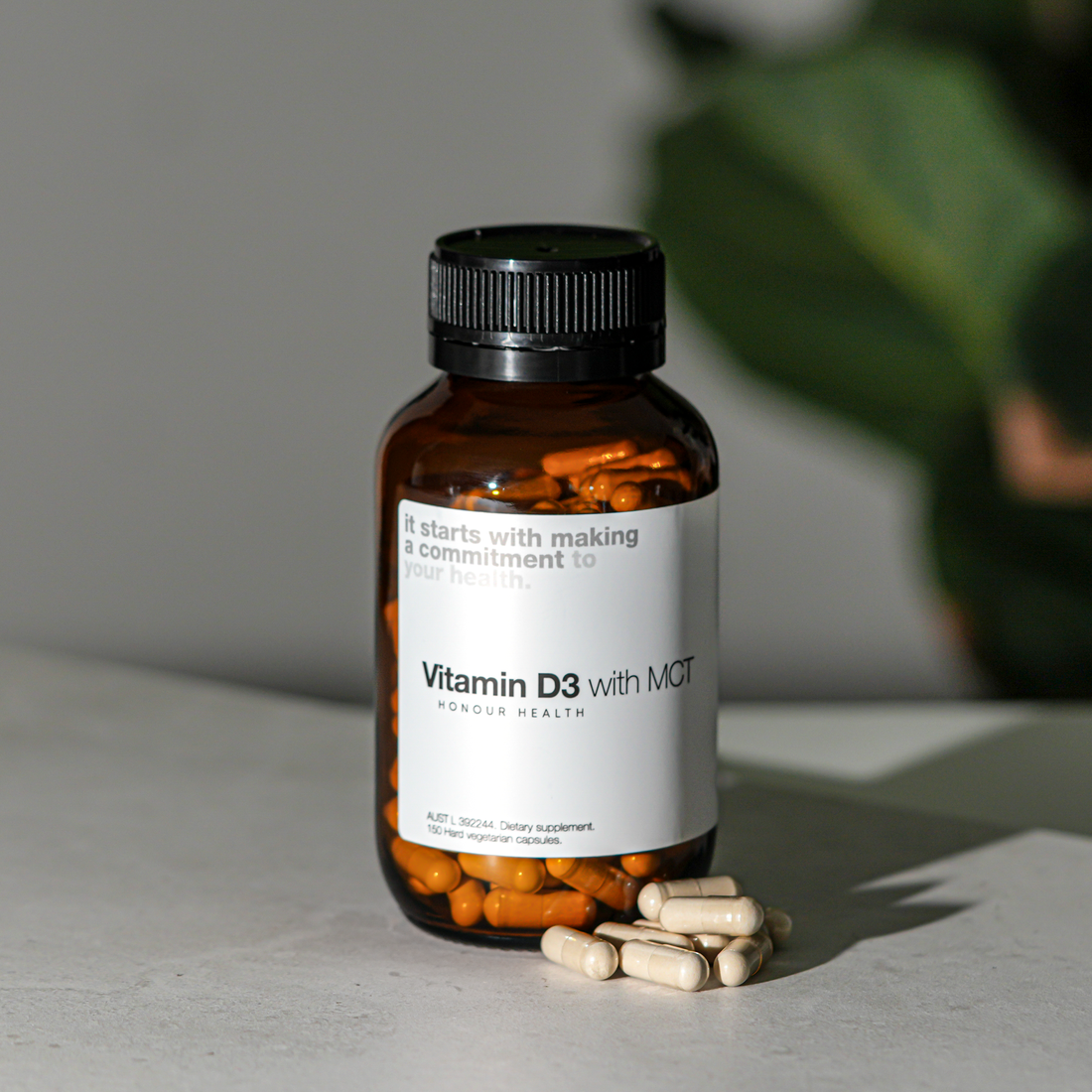 Vitamin D3 with MCT (Vegan Friendly) - 150 Capsules