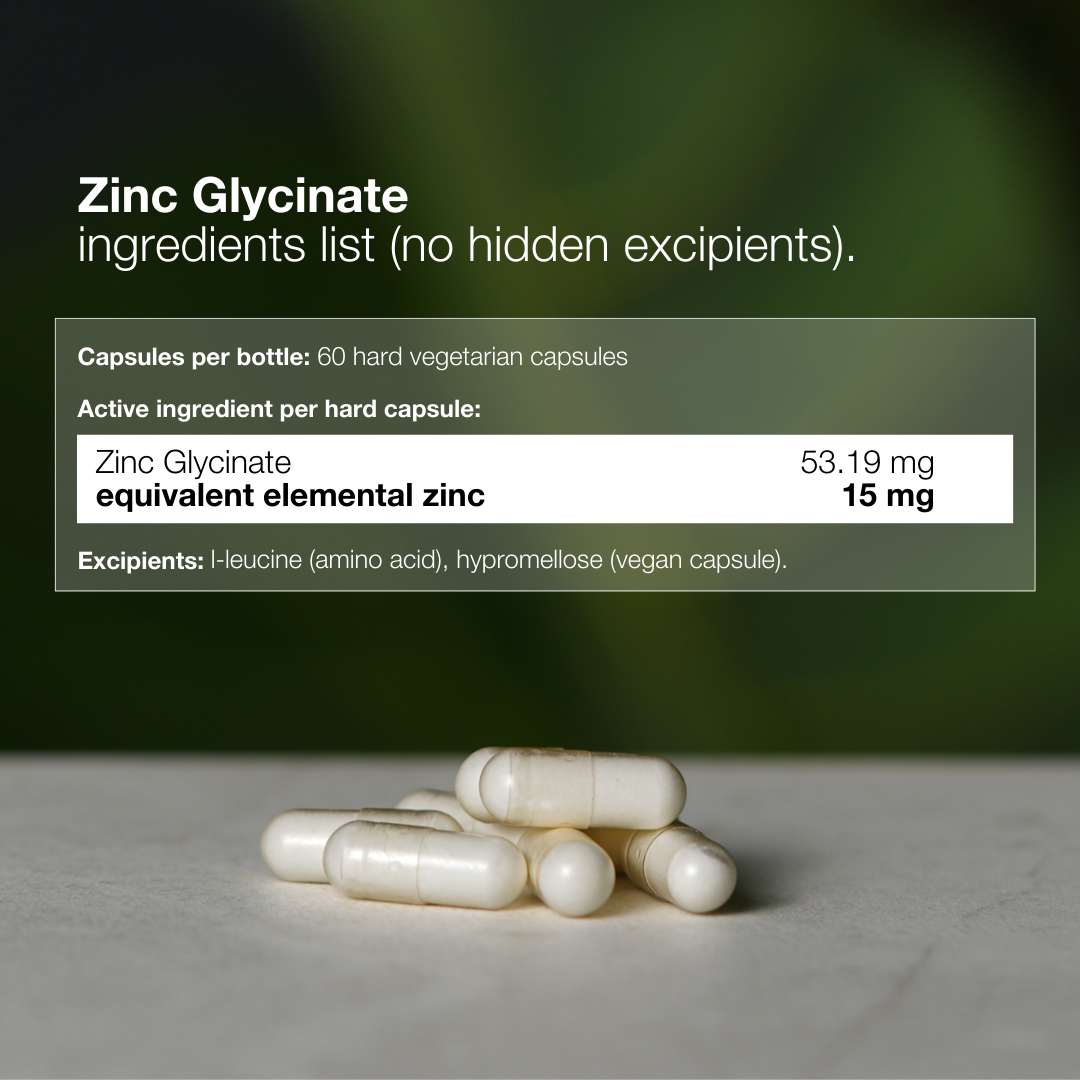 Zinc Glycinate - 60 Capsules