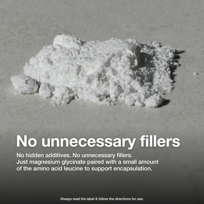 Magnesium Glycinate (Pure &amp; Unbuffered) - 110 Capsules